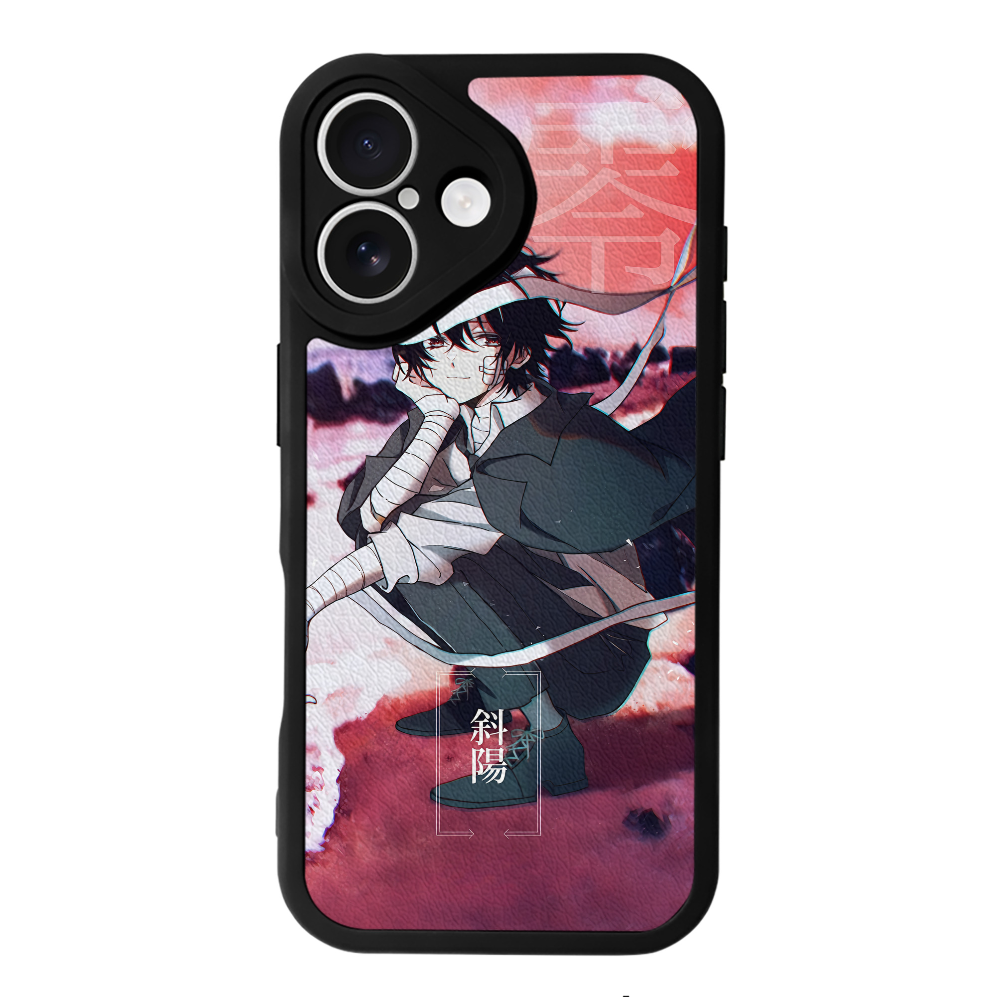 （画像用） 文豪ストレイドッグス Bungo Stray Dogs 【iPhone 16シリーズ対応】シリコンスマホケース（レザー調） 材質：シリコン